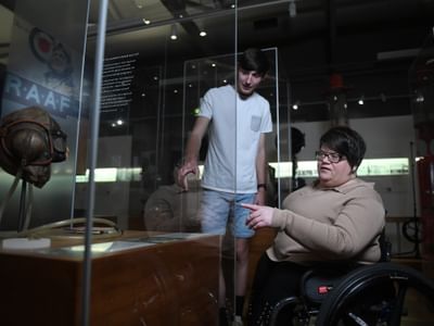 Wheelchair accessible exhibits at the Western Plains Cultural Centre Museum