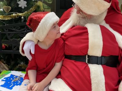 Santa and Child