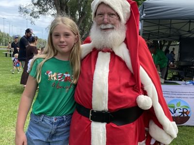 Santa at the Farmers Markets