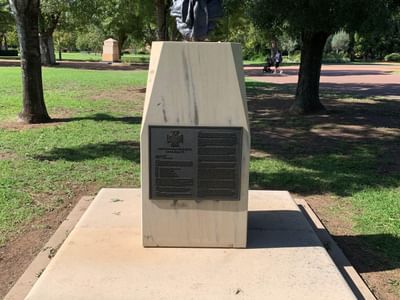Bust of Pilot Officer Rawdon Hume Middleton VC