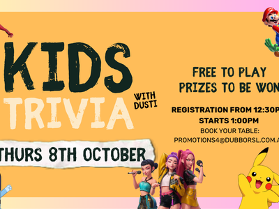 Dubbo RSL Kids Trivia