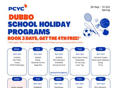 PCYC Spring Holiday Program