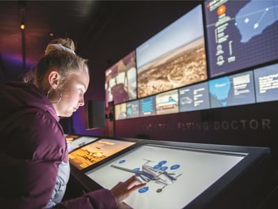 Dubbo Royal Flying Doctor Visitor Experience hands on exhibits