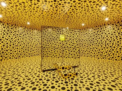 Yayoi Kusama THE SPIRITS OF THE PUMPKINS DESCENDED INTO THE HEAVENS web version